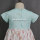 hand embroidered floral check children's boutique clothing